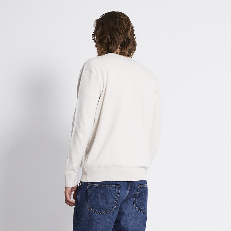 Fine-knit sweater "Ruben" Light Beige